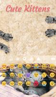 Kittens Keyboard Custom Theme captura de pantalla 3