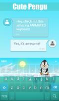 Cute Pengu Wallpaper Theme captura de pantalla 2