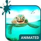 Cute Turtle Wallpaper Theme ไอคอน