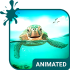 Cute Turtle Wallpaper Theme simgesi