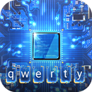 Cyber Neon Keyboard Wallpaper-APK