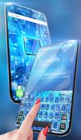 Cyber Neon Keyboard Wallpaper Poster