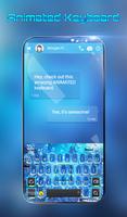 Cyber Neon Keyboard Wallpaper captura de pantalla 2
