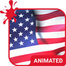 USA Flag Live Wallpaper Theme APK