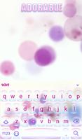 Girly Live Wallpaper Keyboard скриншот 1