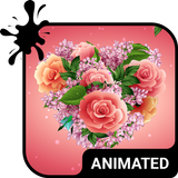 Bouquet Animated Keyboard + Live Wallpaper icono
