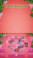 Bouquet Animated Keyboard + Live Wallpaper 截图 1