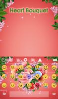 Bouquet Animated Keyboard + Live Wallpaper تصوير الشاشة 3