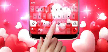 Love Keyboard + Live Wallpaper