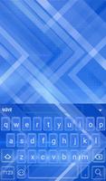 Blue Live Wallpaper + Keyboard imagem de tela 1