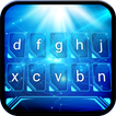 ”Blue Light Keyboard Wallpaper