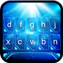 Blue Light Keyboard Wallpaper aplikacja
