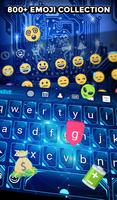 Blue Light Keyboard Wallpaper 스크린샷 2