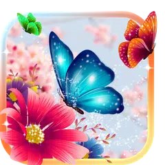 Скачать Butterflies Keyboard Wallpaper APK