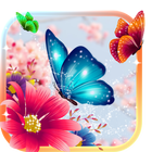 Butterflies Keyboard Wallpaper أيقونة