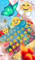 Butterflies Keyboard Wallpaper imagem de tela 1