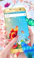 Butterflies Keyboard Wallpaper imagem de tela 2