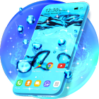 Bubbly Water Wallpaper Theme icône