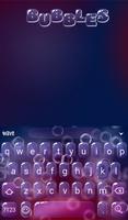 Bubbles Animated Keyboard imagem de tela 1