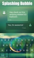 Splashing Bubble Keyboard ภาพหน้าจอ 2