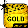 Gold Keyboard & Wallpaper