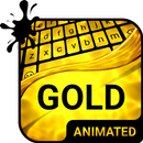 APK Gold Keyboard & Wallpaper