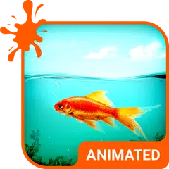 Golden Fish HD Wallpaper Theme