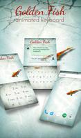 Golden Fish HD Wallpaper Theme постер