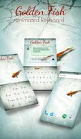 Golden Fish HD Wallpaper Theme Affiche