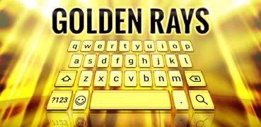 Golden Rays Animated Keyboard