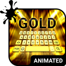 Golden Rays Animated Keyboard APK