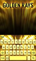 Golden Rays Animated Keyboard ảnh chụp màn hình 1
