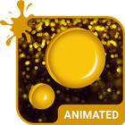Gold Rain Animated Keyboard biểu tượng
