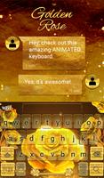 Gold Rose Live Wallpaper Theme скриншот 2