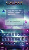 Galaxy Animated Keyboard Ekran Görüntüsü 2