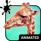 Giraffe Keyboard & Wallpaper icône