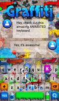 Graffiti Animated Keyboard captura de pantalla 2
