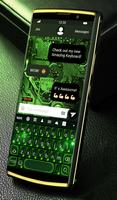 Green Light Keyboard Wallpaper ảnh chụp màn hình 1