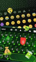 Green Light Keyboard Wallpaper captura de pantalla 2