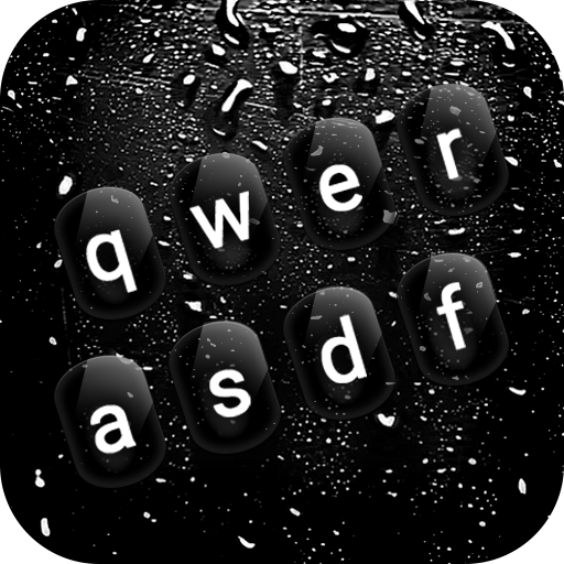 Dark Rainy Keyboard Wallpaper