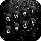 Dark Rainy Keyboard Wallpaper icône