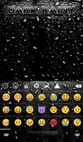 Dark Rainy Keyboard Wallpaper ảnh chụp màn hình 3