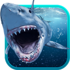 Shark Attack Live Wallpaper HD ไอคอน