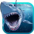 Shark Attack Live Wallpaper HD icône
