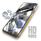 Diamond Live Wallpaper HD icône