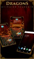 Dragons Keyboard + Wallpaper Plakat