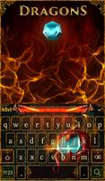 Dragons Keyboard + Wallpaper تصوير الشاشة 1