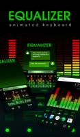 Equalizer Animated Keyboard Affiche