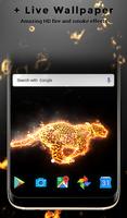 Cheetah Fire Keyboard Theme screenshot 3