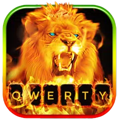 Fire Lion Keyboard + Wallpaper APK download